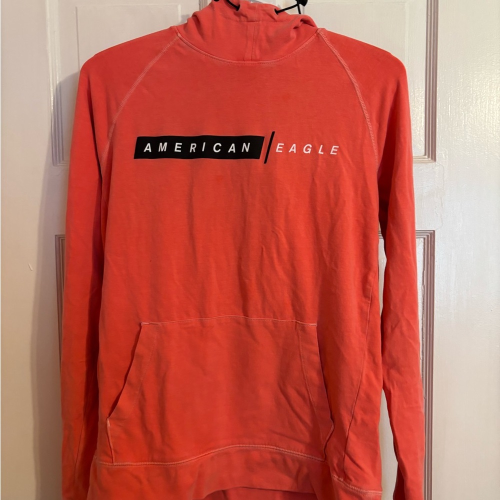 American Eagle Outfitters Men's Coral Hoodie